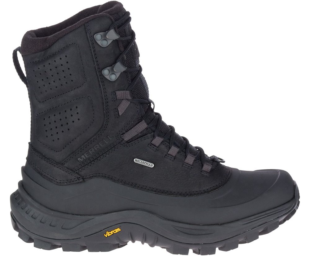 Botas Homem - Merrell Thermo Overlook 2 Tall Waterproof - Pretas - TOC378924